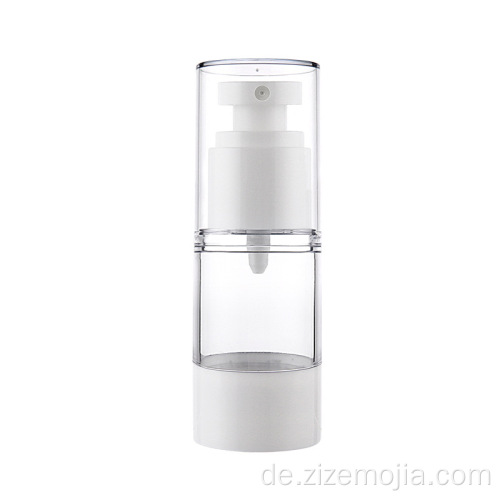 Klare Airless Pumpe Plastic Cosmetic Cream-Flaschen